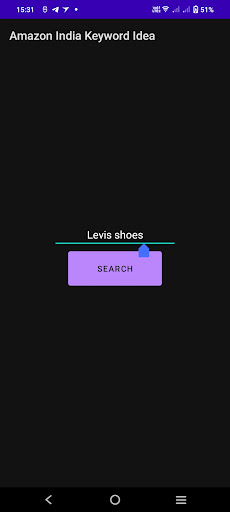 Amazon India Keyword Idea Screen 2