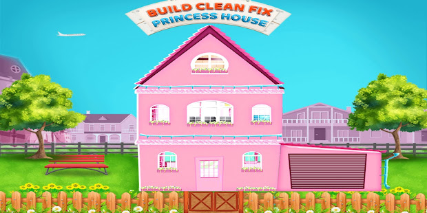 Build Clean Fix Princess House -Fun Game for Girls apkmartins screenshots 1