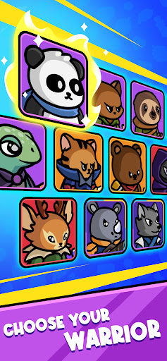 Android application Jungle Defense: Merge Idle RPG screenshort