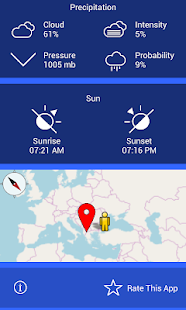 Wetterkarte - Deutsch Screenshot