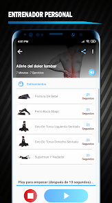 Screenshot 3 Aliviar dolor de espalda android