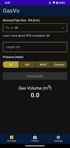 Android application GasVo screenshort