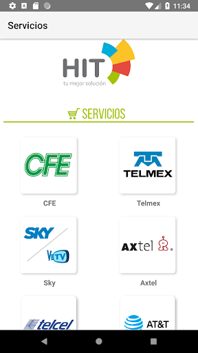 Recargas y Pago Servicios HIT Screen 3