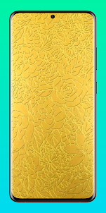 Golden Aesthetic Wallpaper 4K