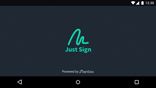 Android application Just Sign : Create your signat screenshort