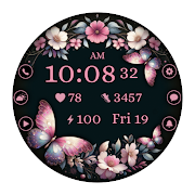 AZ282 Butterfly Watch Face