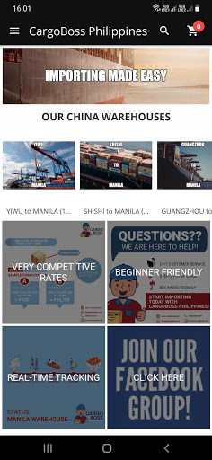 Android application CargoBoss Philippines screenshort