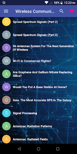 Android application Wireless Communication Pro screenshort