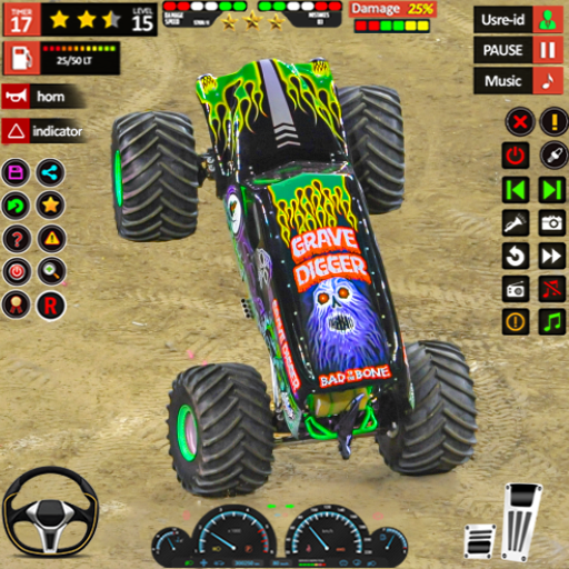 Derby Monster Truck Stunts 3D