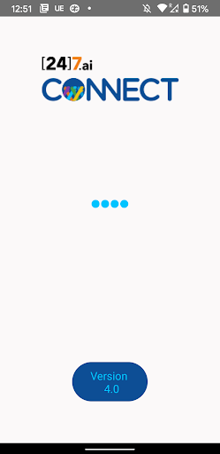Android application [24]7.ai Connect screenshort