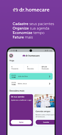 Android application dr.homecare screenshort