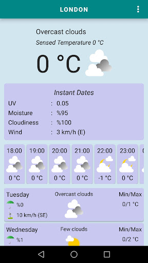 Weather Forecast Screen 3