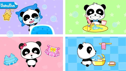 Kehidupan harian Bayi Panda