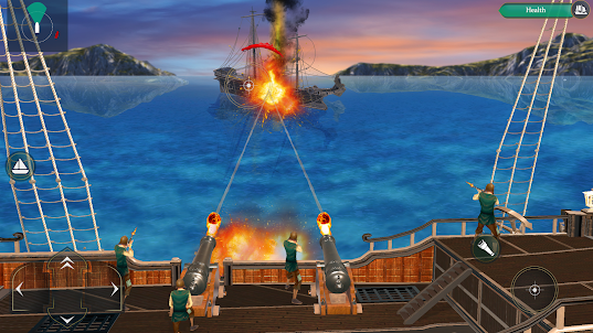 Пиратский корабль Битва