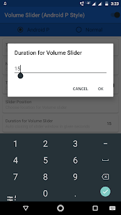 Volume controls android p - P Volume controls Ekran görüntüsü