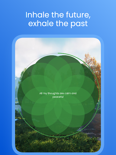 Screenshot of Breathe to Relax: Affirmations