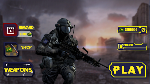 Android application Counter Warfare Action Shooter screenshort