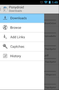 Ponydroid Download Manager MOD APK 1.7.0 (Paid Unlocked) 4