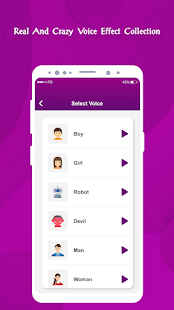 Voice Changer for Phone Call - Screenshot