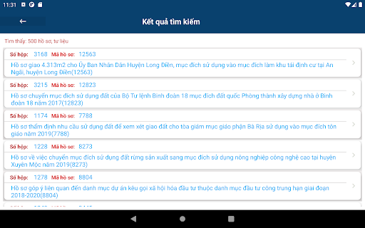 Kho số Tài nguyên & Môi trường Screen 3