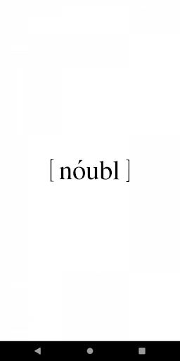 Android application noubl(ﾉｰﾌﾞﾙ),green(ｸﾞﾘｰﾝ) screenshort