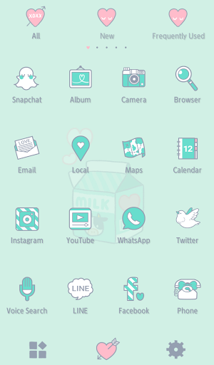 Pastel Milk Theme +HOME Screen 3