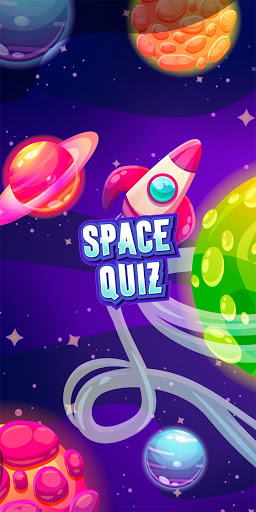 Android application space quiz games screenshort