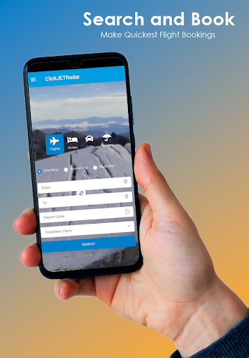 Android application ClickJETRadar screenshort