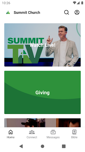 Android application Summit Church D.C. screenshort