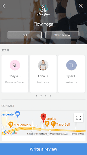 Android application Flow Yoga Locust screenshort