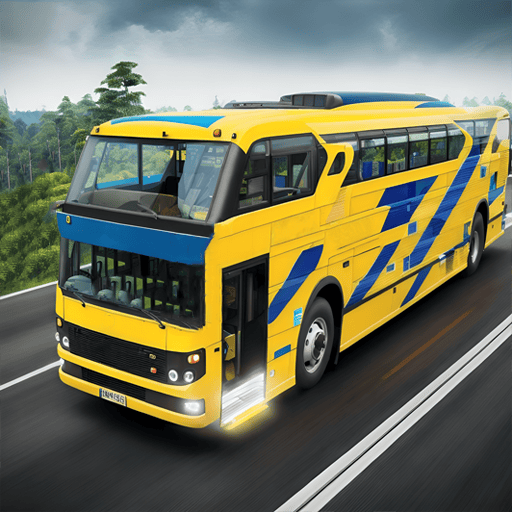 Bus Pariwisata Simulator ID logo