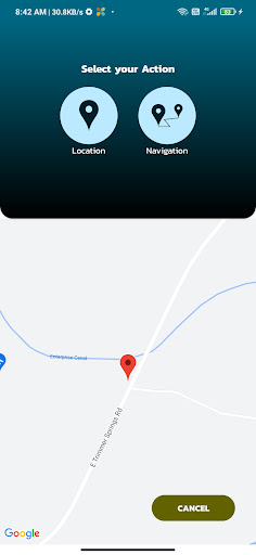 Custom Location and Navigation Screen 3