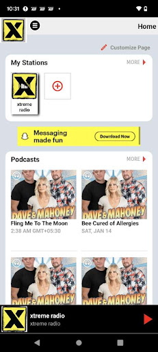 X107.5 Screen 2