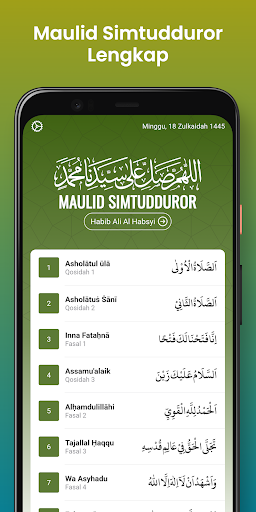 Android application Maulid Simtudduror screenshort