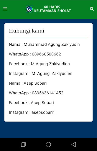 40 Hadis Keutamaan Shalat