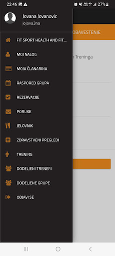 FIT SPORT Screen 3