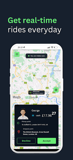 Map cars Driver Screen 2