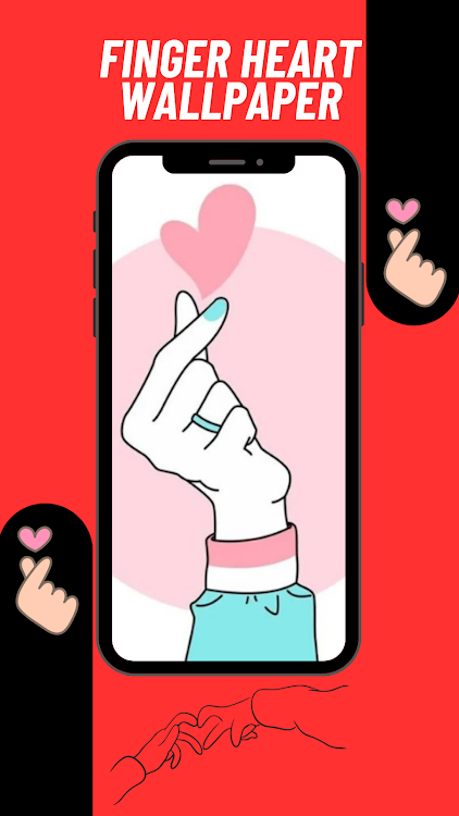 finger Heart wallpaper live - 1.0.0 - (Android)