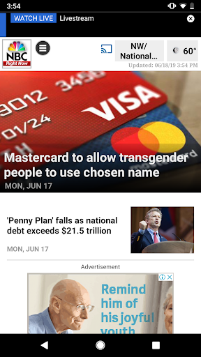 NBC Right Now Local News Screen 2