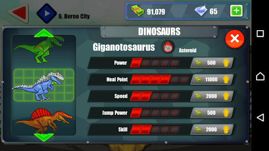 Jurassic Dinosaur: City Rampage Mod Apk 2.13 (A Lot of Diamonds/Money) 2