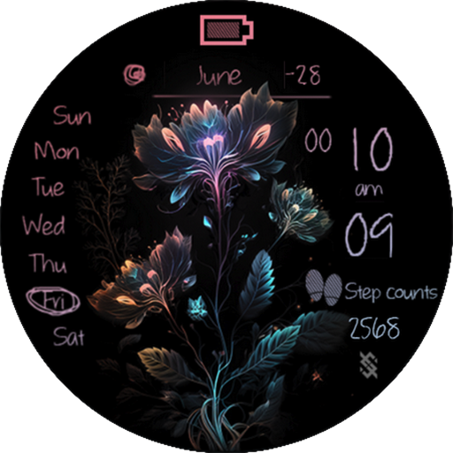 BFF9- Neon Art Flower Light logo
