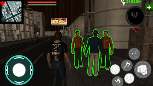 Android application Vrai Jeu de Crime de Gangster screenshort