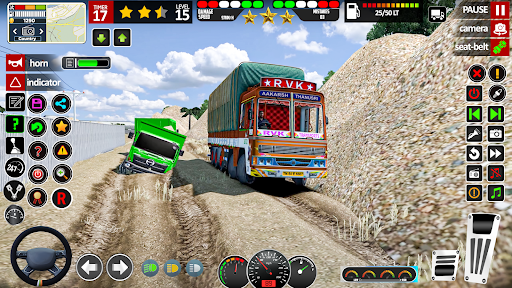 Android application Indian Lorry Truck Driving 3d screenshort