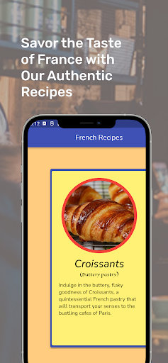 Android application French Recipes screenshort