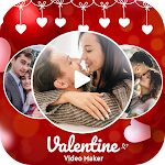 Cover Image of Download Valentine Video Maker & Song 1.0 APK
