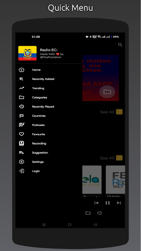 Radio EC: All Ecuador Stations Screen 3