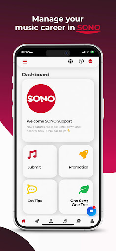 SONO for Artists Screen 3