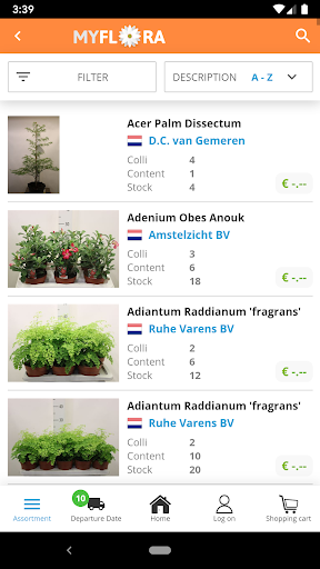Android application Flower-Shop screenshort