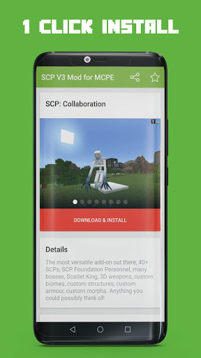 Android application SCP V3 Mod for MCPE screenshort