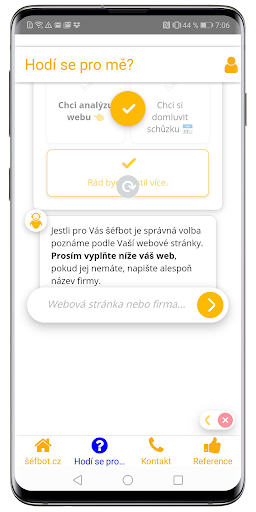 šéfbot.cz Screen 2